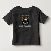 Toekomstige Log Hauler Baby Rijdende Log Truck Kinder Shirts (Voorkant)