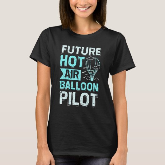 Toekomstige luchtballon t-shirt (Voorkant)