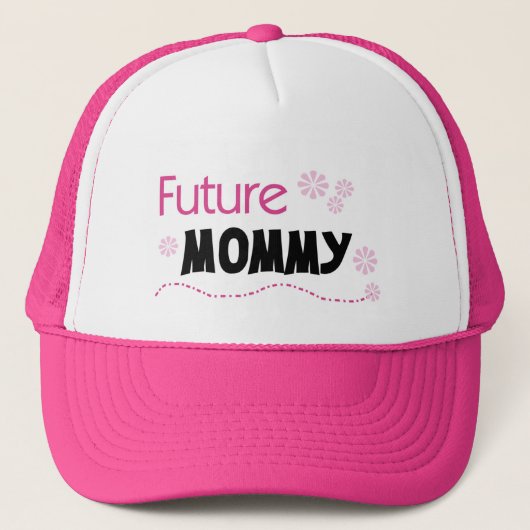 Toekomstige mama Tshirts en geschenken Trucker Pet (Voorkant)