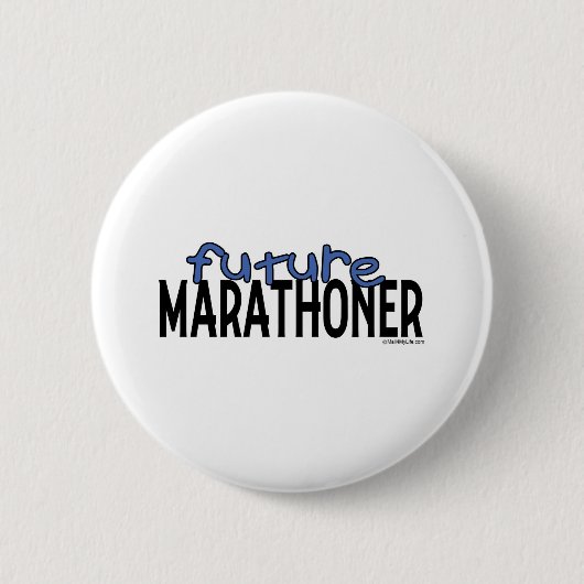 Toekomstige marathoner ronde button 5,7 cm (Voorkant)