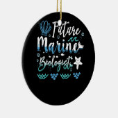Toekomstige marien bioloog-student keramisch ornament (Rechts)