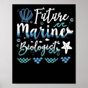 Toekomstige marien bioloog-student poster