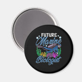 Toekomstige mariene bioloog magneet (Voorkant / Achterkant)
