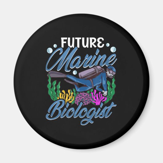 Toekomstige mariene bioloog magneet (Voorkant)