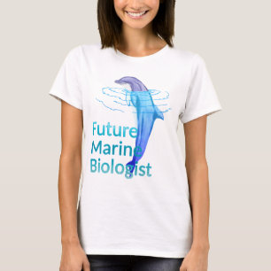 Toekomstige mariene bioloog Ocean Dolphin T-shirt