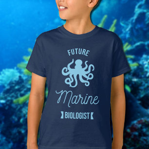 Toekomstige mariene bioloog - Octopus - marine T-shirt