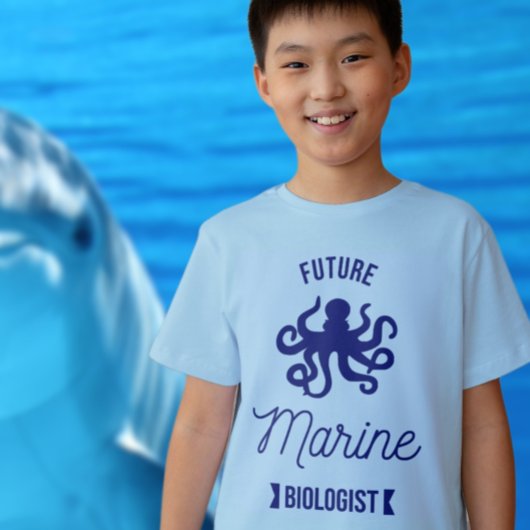 Toekomstige mariene bioloog - Octopus T-shirt