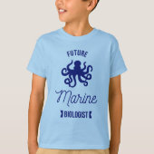 Toekomstige mariene bioloog - Octopus T-shirt (Voorkant)