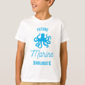 Toekomstige Mariene bioloog - Octopus - wit T-shirt (Voorkant)