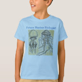 Toekomstige mariene bioloog t-shirt (Voorkant)