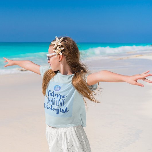 Toekomstige mariene bioloog - zee shell t-shirt