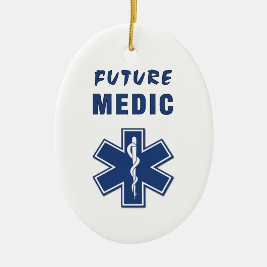 Toekomstige Medic Keramisch Ornament (Voorkant)
