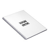 Toekomstige Medische Titel Minimaal Tekstontwerp Notitieboek (Rechterzijde)