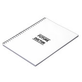Toekomstige Medische Titel Minimaal Tekstontwerp Notitieboek (Linkerzijde)