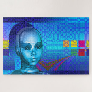 toekomstige menselijke puzzel legpuzzel