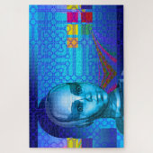 toekomstige menselijke puzzel legpuzzel (Verticaal)