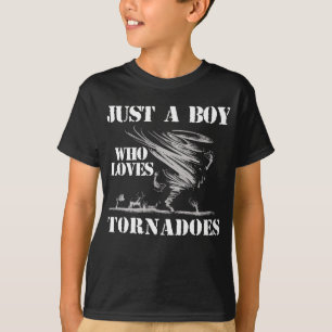 Toekomstige meteoroloog boys Tornado Lover T-shirt