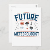 Toekomstige meteoroloog briefkaart (Voorkant / Achterkant)
