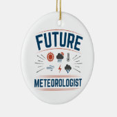 Toekomstige meteoroloog keramisch ornament (Rechts)