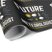Toekomstige meteoroloog meteorologiestudweether cadeaupapier (Rol Hoek)