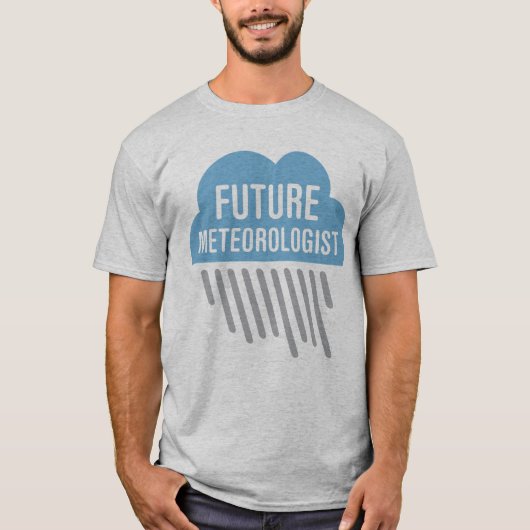 Toekomstige meteoroloog t-shirt (Voorkant)