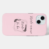 "Toekomstige mevrouw [aanpasbare naam]" Bruid Case-Mate iPhone Case (Achterkant (horizontaal))