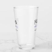 Toekomstige mevrouw achternaam bruid purper grijs  glas (Rechts)
