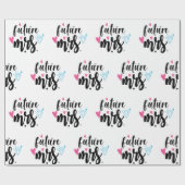 Toekomstige mevrouw Bide om weddenschap te houden, Cadeaupapier (Vlak)