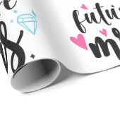 Toekomstige mevrouw Bide om weddenschap te houden, Cadeaupapier (Rol Hoek)