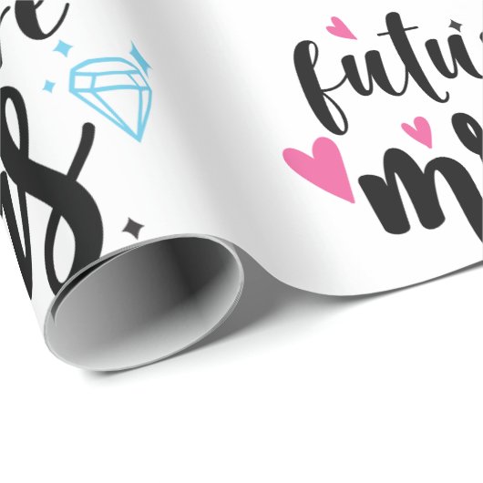 Toekomstige mevrouw Bide om weddenschap te houden, Cadeaupapier (Rol Hoek)