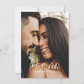 Toekomstige mevrouw | Boho Mustard Bridal & Brunch Kaart (Achterkant)