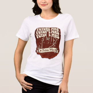 Toekomstige Mevrouw Bruid Wordt Verlovingsfeest Re Tri-Blend Shirt