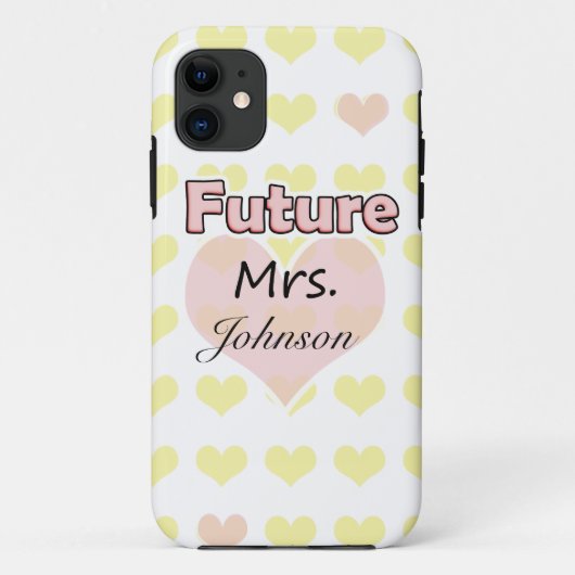 Toekomstige mevrouw Case-Mate iPhone case (Achterkant)