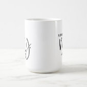 "Toekomstige mevrouw" Chique gepersonaliseerde Ver Magische Mok (Midden)