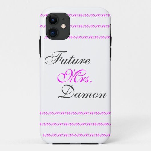 Toekomstige mevrouw Damon Case-Mate iPhone Case (Achterkant)