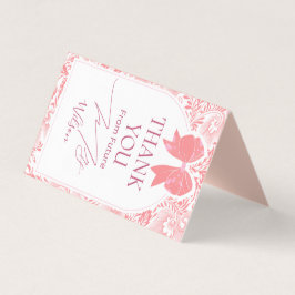 Toekomstige mevrouw dank u kaart