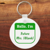 Toekomstige mevrouw de Sleutelhanger - Gepersonali (Voorkant)