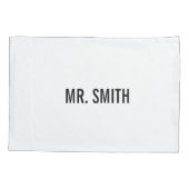 Toekomstige mevrouw en MR. Kussensloop (Achterkant-Links)