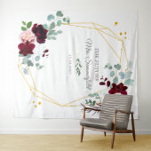 Toekomstige Mevrouw Florale Eucalyptus Fotocabine  Wandkleed (In Situ (horizontaal))