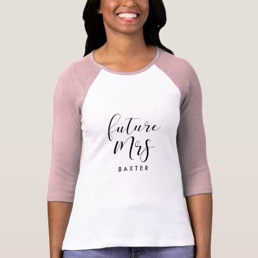 Toekomstige mevrouw Future Bride T-shirt (Voorkant)
