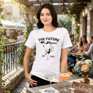 Toekomstige mevrouw gepersonaliseerde naam Toekoms Tri-Blend Shirt