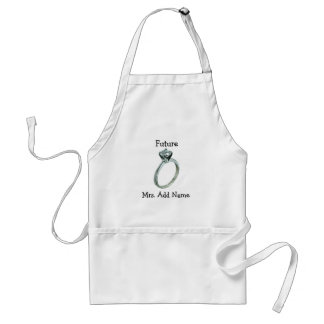 Toekomstige mevrouw Gifts en T - shirts Standaard Schort