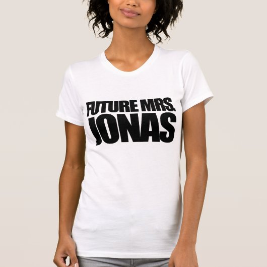 Toekomstige mevrouw Jonas T-shirt (Voorkant)