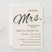 Toekomstige mevrouw kaart (Voorkant)