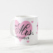 Toekomstige mevrouw koffiemok (Voorkant links)