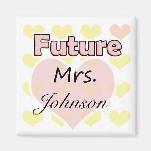 Toekomstige mevrouw. magneet (Voorkant)