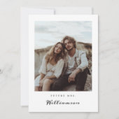 Toekomstige Mevrouw Minimal Rustic Bruiloft Cadeau Kaart (Voorkant)