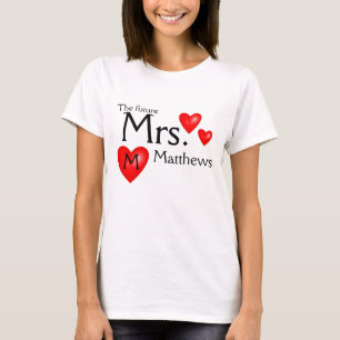 Toekomstige mevrouw Naam Bruid bruiloft Shirt