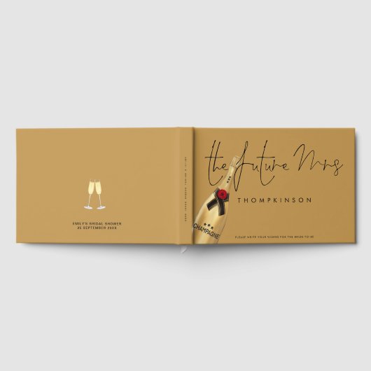 Toekomstige mevrouw Naam Datum Goud Vrijgezellenfe Gastenboek (Volledig)