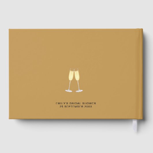 Toekomstige mevrouw Naam Datum Goud Vrijgezellenfe Gastenboek (Achterkant)